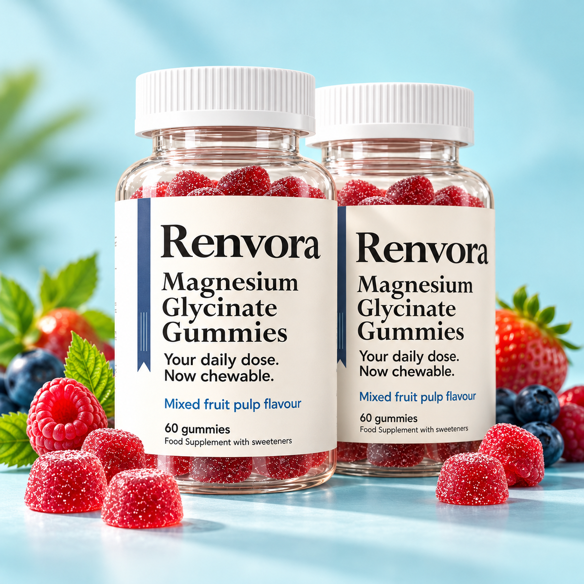 Magnesium Glycinate Gummies – Mixed Fruit