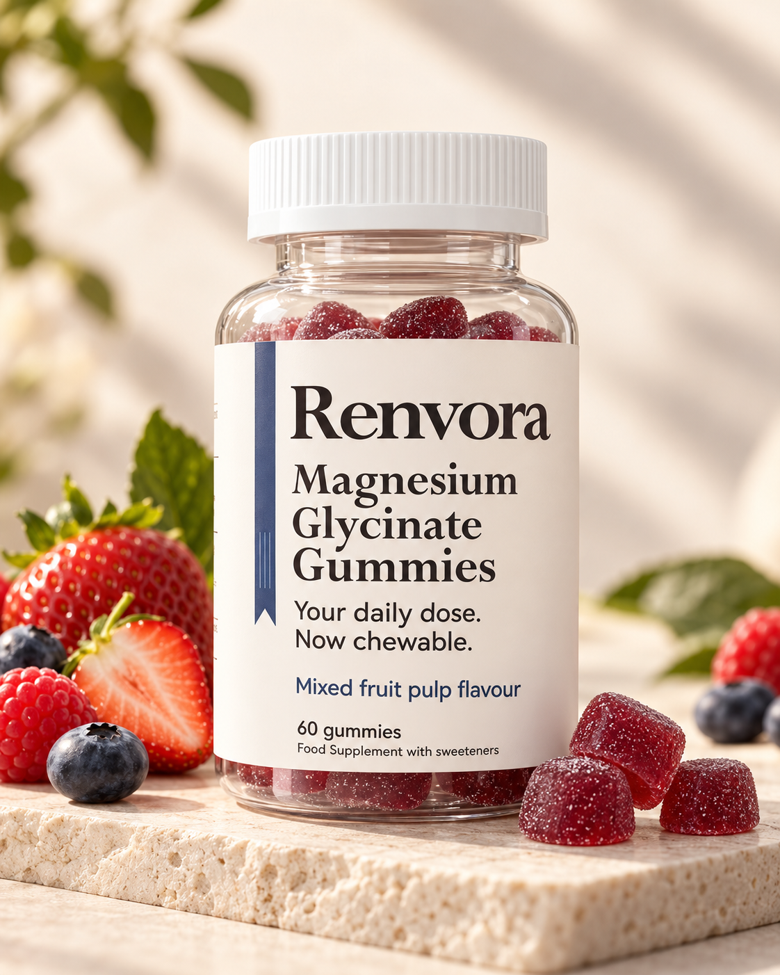 Magnesium Glycinate Gummies – Mixed Fruit