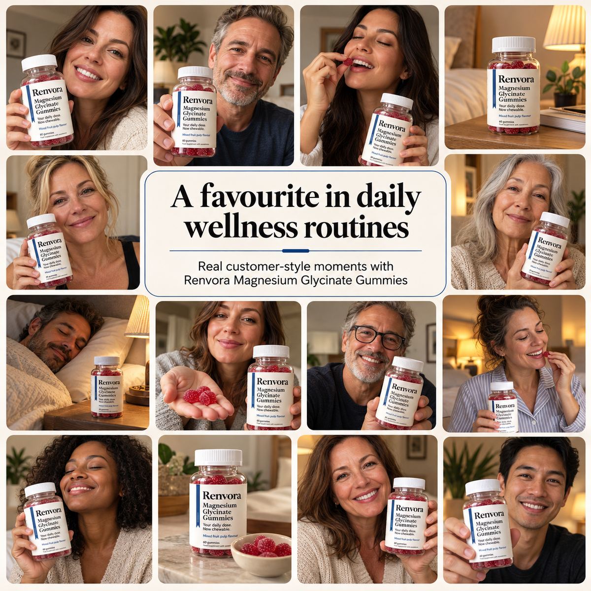 Magnesium Glycinate Gummies – Mixed Fruit
